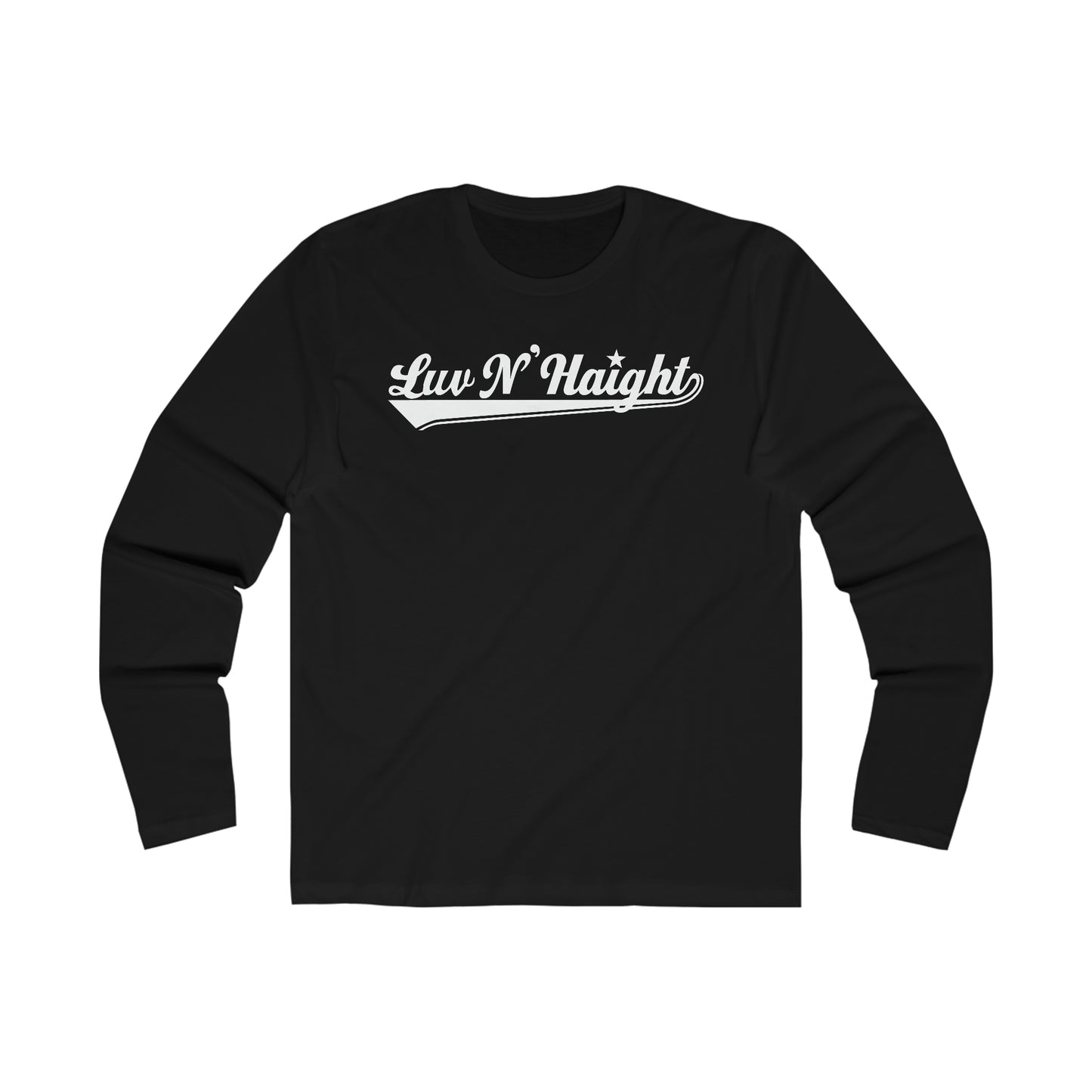 Luv N'Haight Logo - Men's Long Sleeve Crew Tee