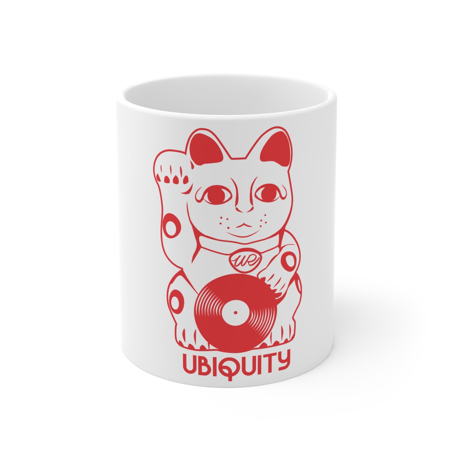 Cool Cat Logo - White Mug 11oz