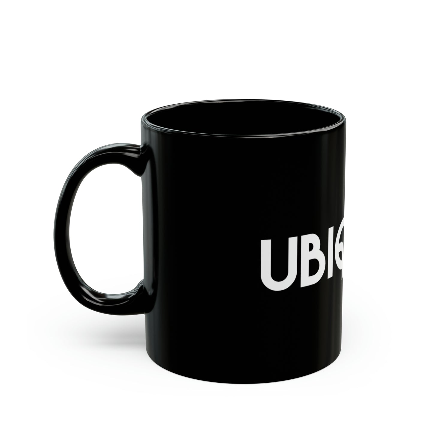 Ubiquity Brand Logo - Black Mug (11oz)
