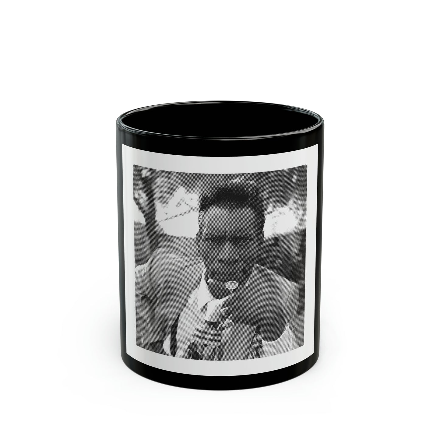 Darondo Portrait - Black Mug (11oz)