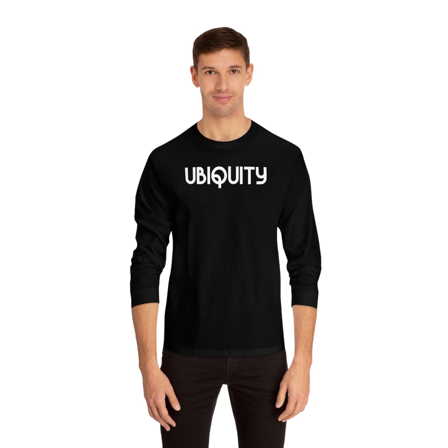Ubiquity Brand Logo American Apparel Unisex Classic Long Sleeve T-Shirt