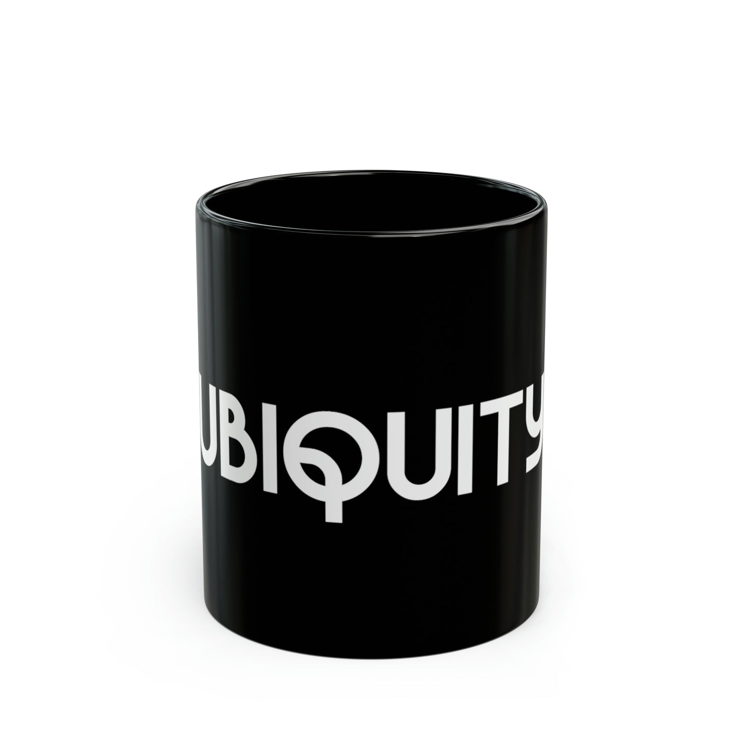 Ubiquity Brand Logo - Black Mug (11oz)