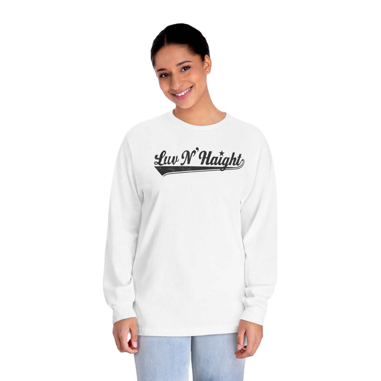 Luv N'Haight Logo American Apparel Unisex Classic Long Sleeve T-Shirt
