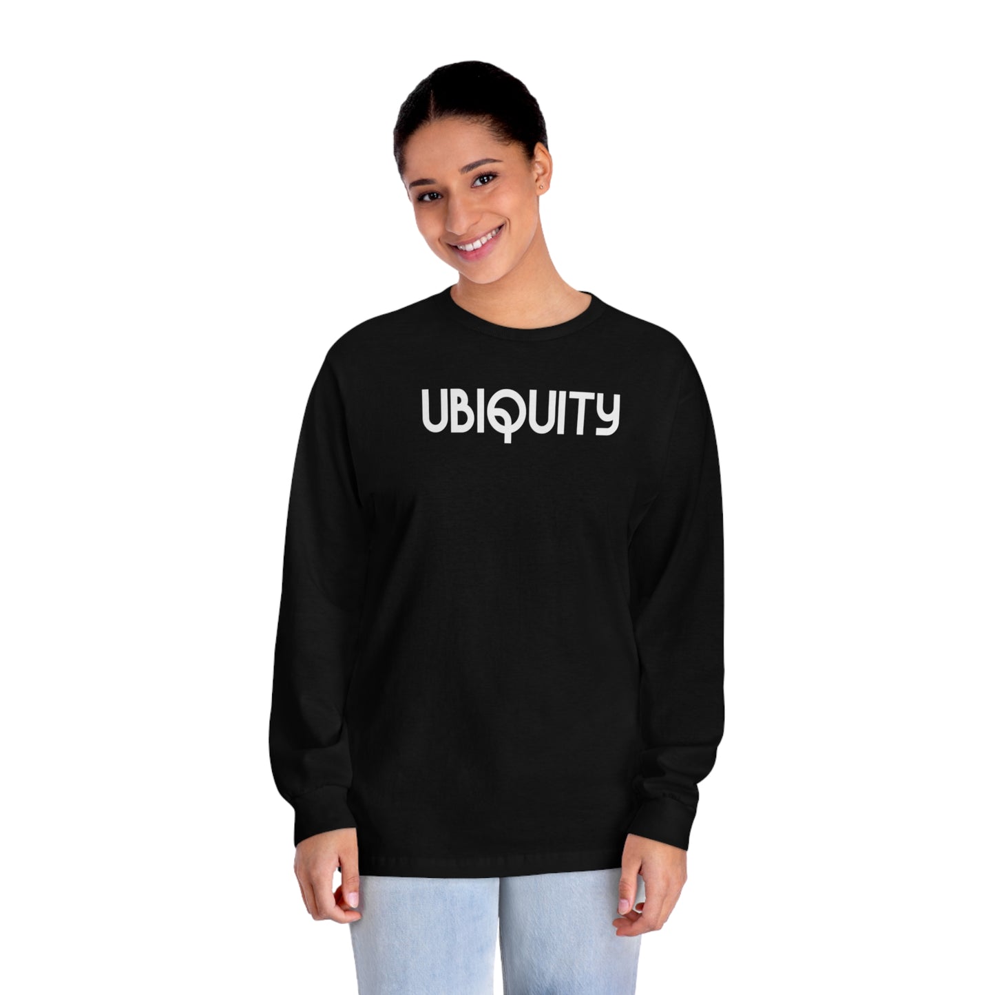 Ubiquity Brand Logo American Apparel Unisex Classic Long Sleeve T-Shirt