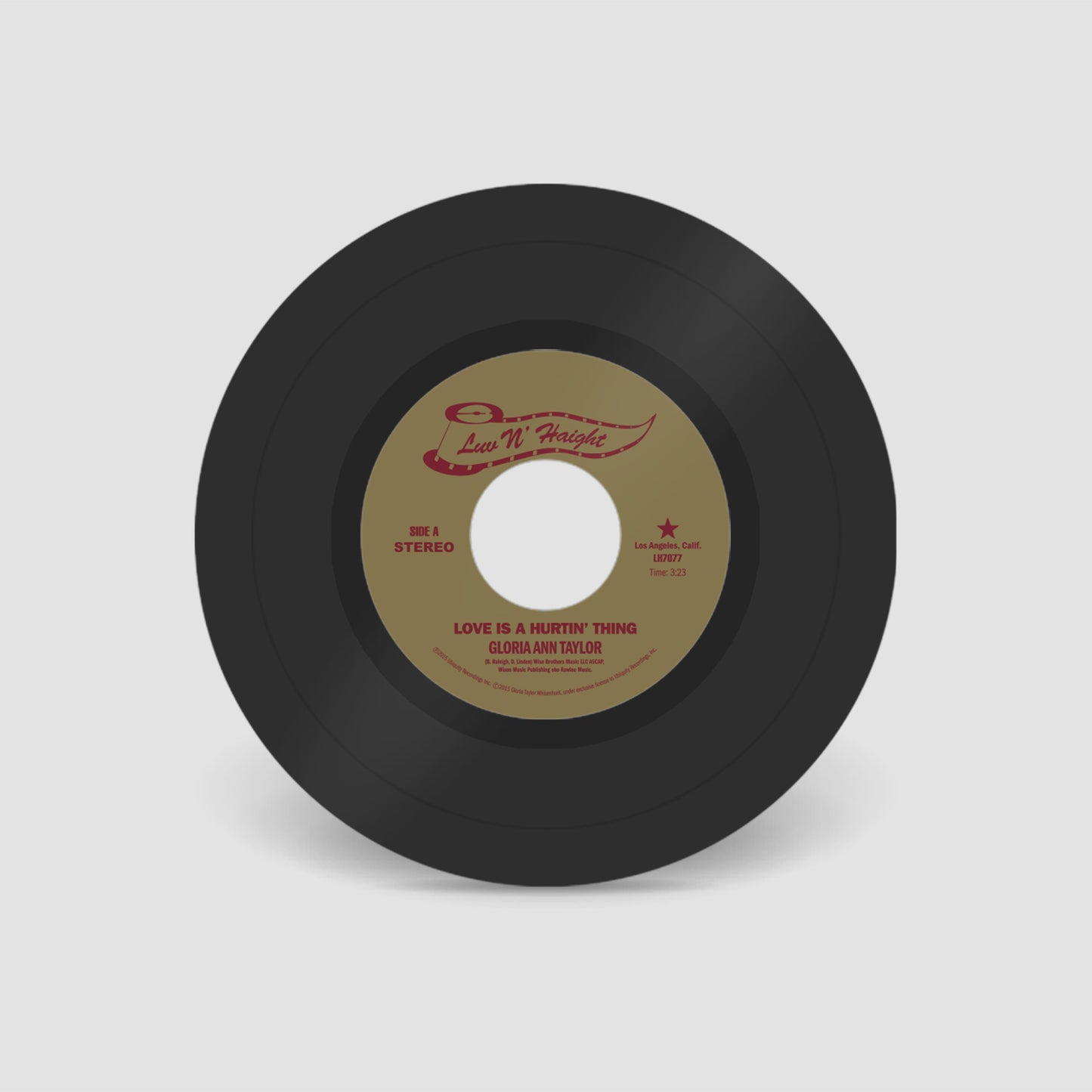 Gloria Ann Taylor "Love Is A Hurtin' Thing b/w Brother Less Than A Man" 7 Inch