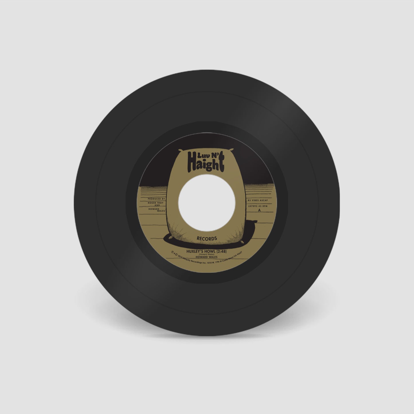 Howard Wales "Huxley's Howl b/w My Blues" 7 Inch