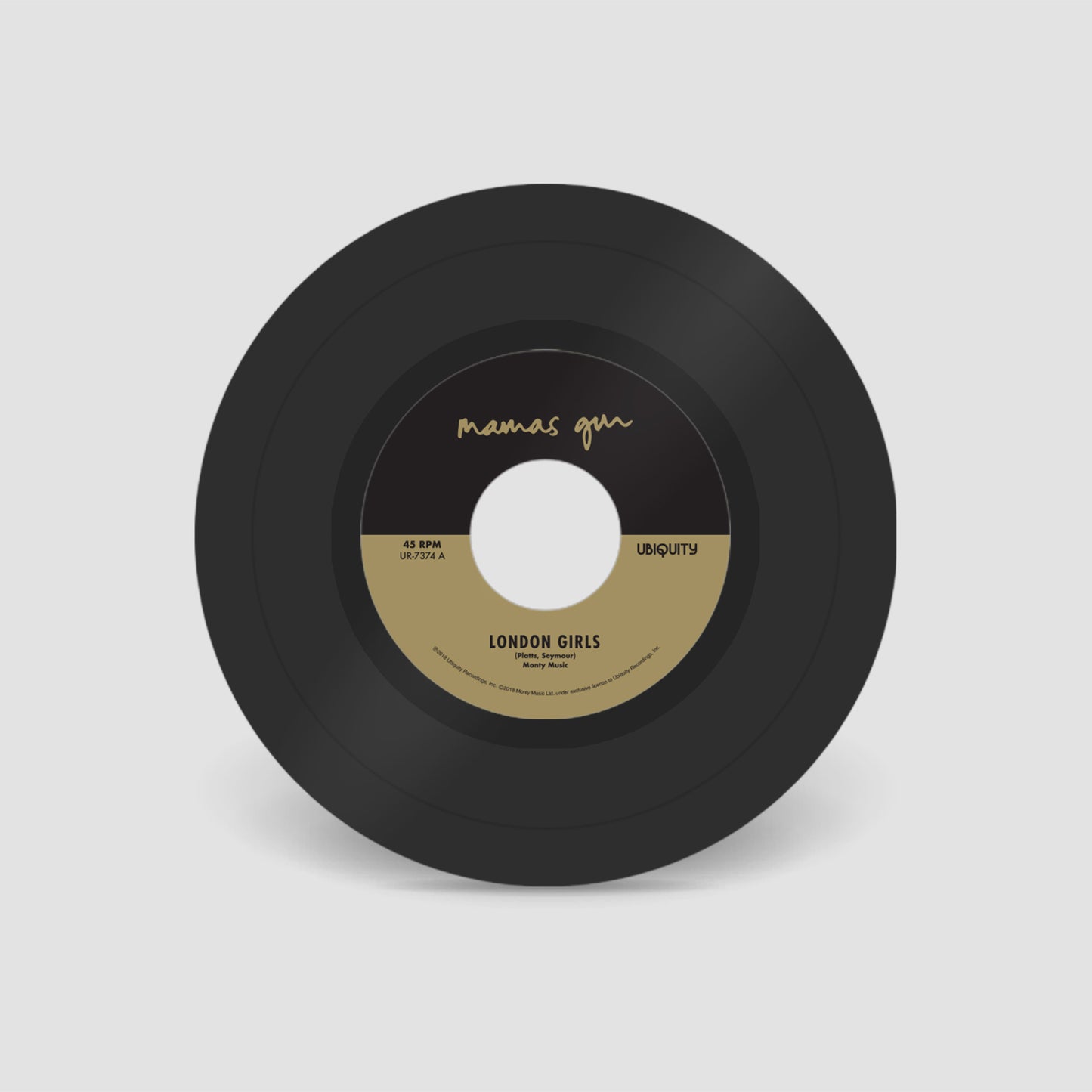Mamas Gun "London Girls b/w Diamond In The Bell Jar" 7 Inch