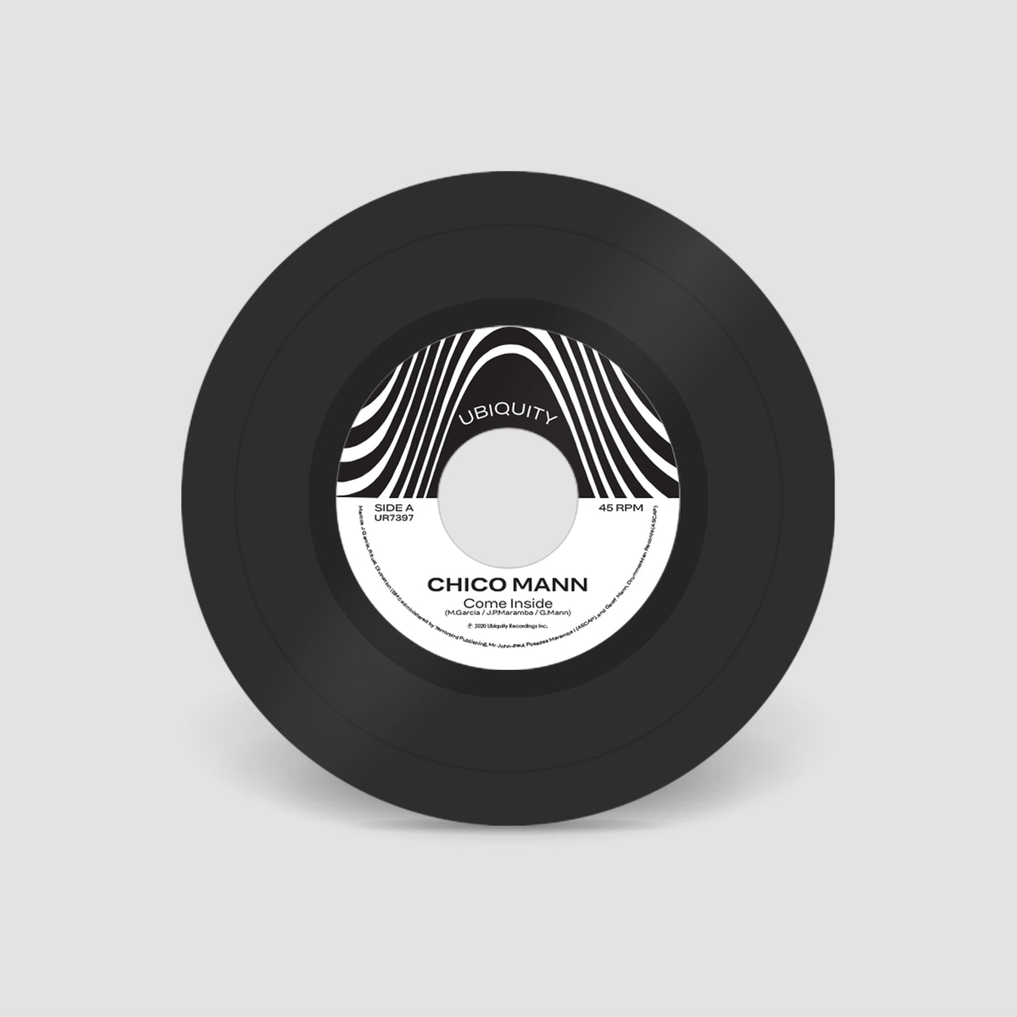 Chico Mann "Come Inside b/w Sorrow Tears & Blood" 7 Inch