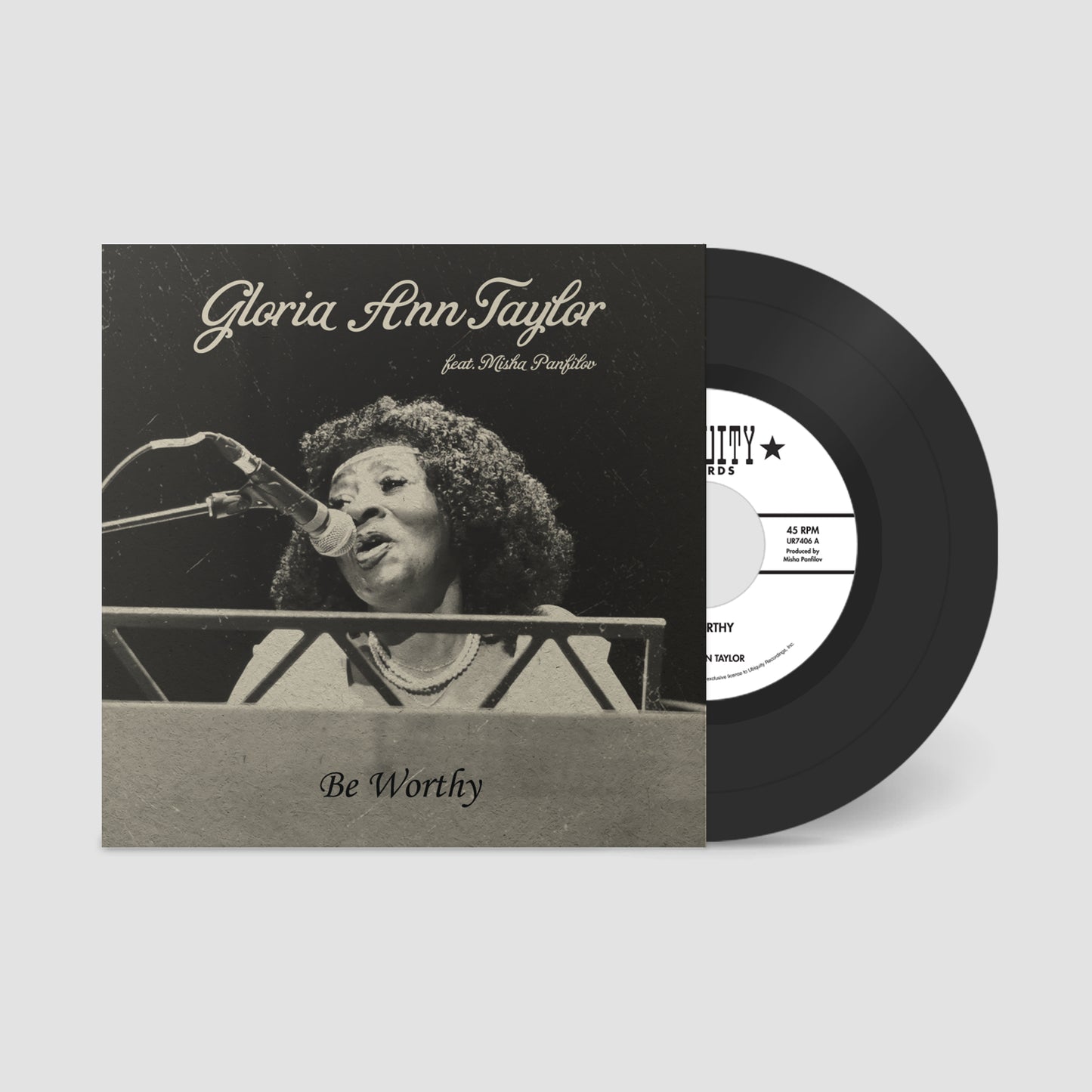Gloria Ann Taylor "Be Worthy" 7 Inch