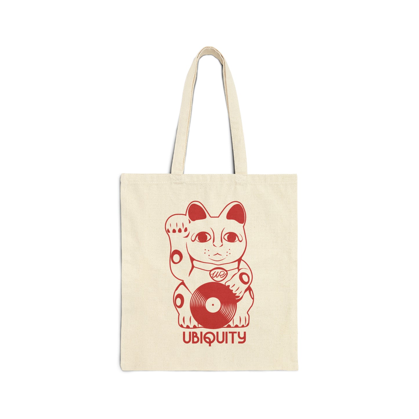 Cool Cat Logo Canvas Tote Bag