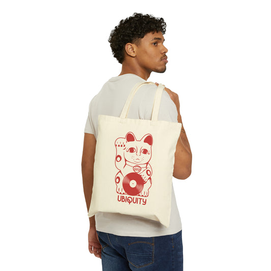 Cool Cat Logo Canvas Tote Bag