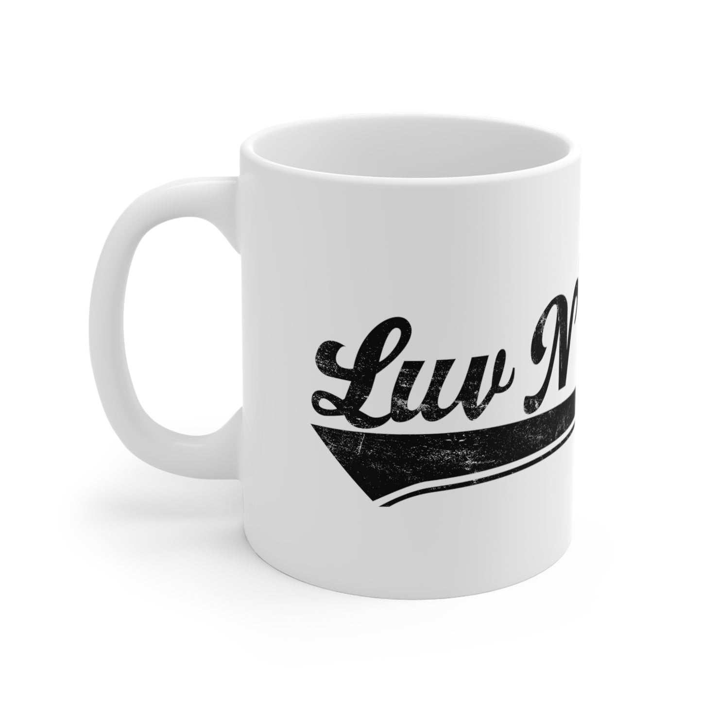 Luv N'Haight Logo - White Mug 11oz