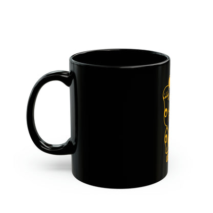 Cool Cat Logo - Black Mug (11oz)
