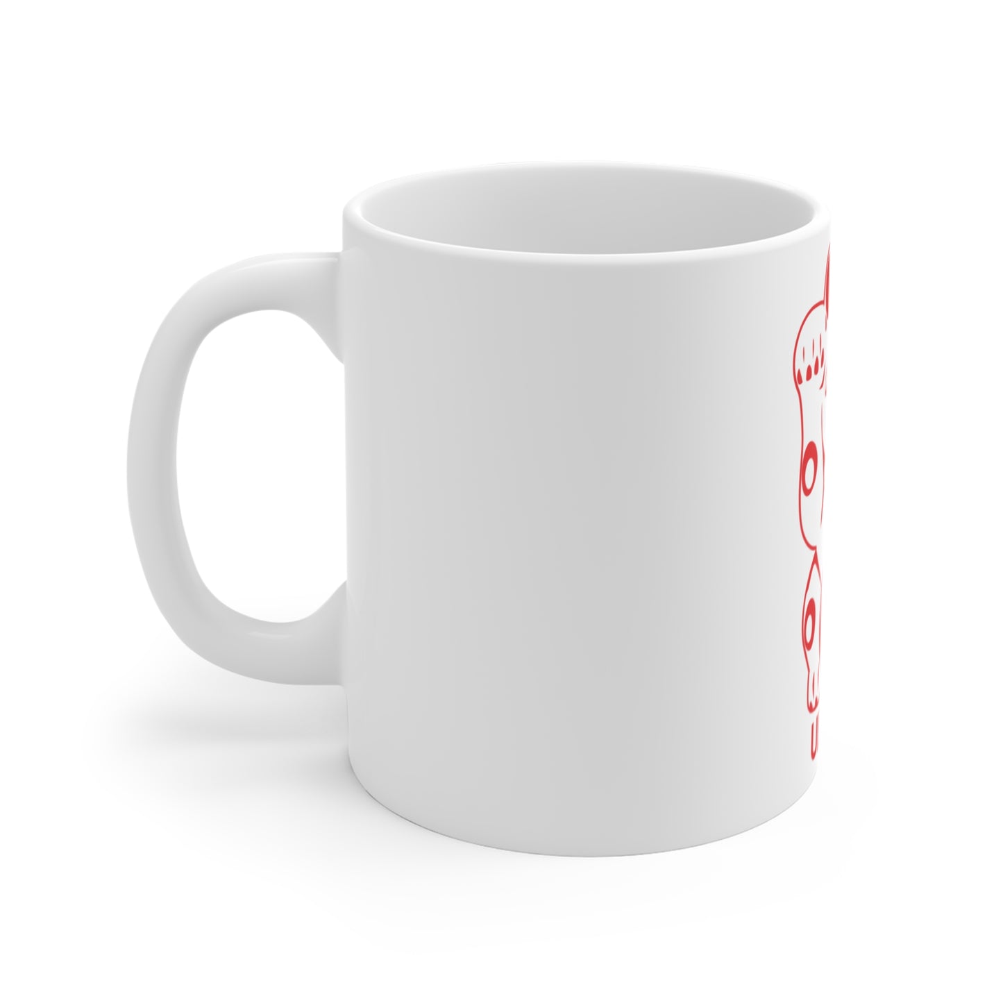 Cool Cat Logo - White Mug 11oz