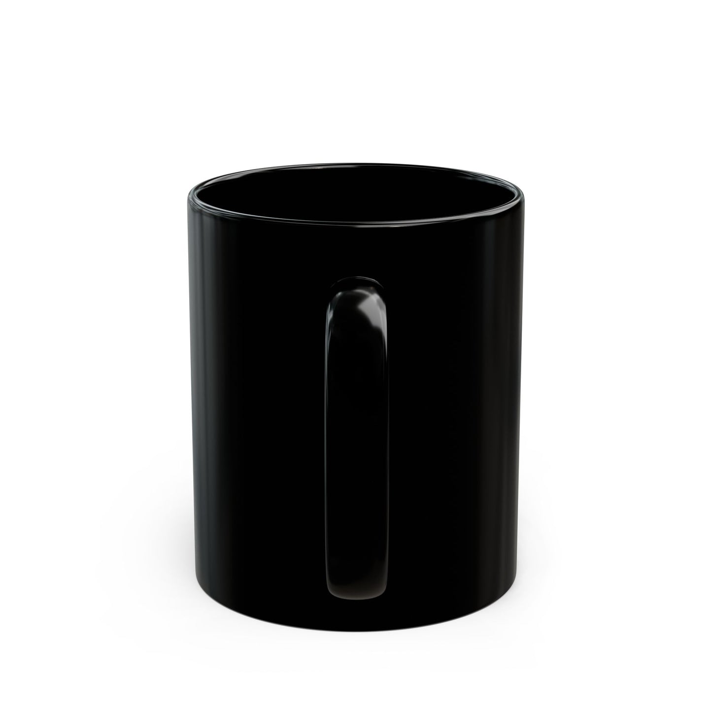 Crown Logo Wht - Black Mug (11oz)