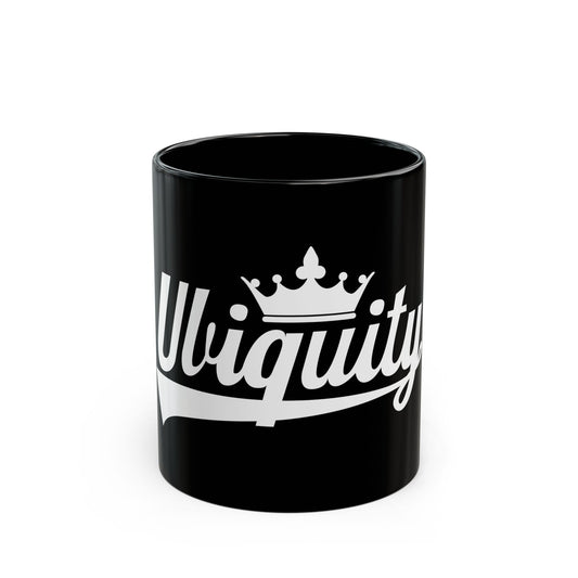 Crown Logo Wht - Black Mug (11oz)