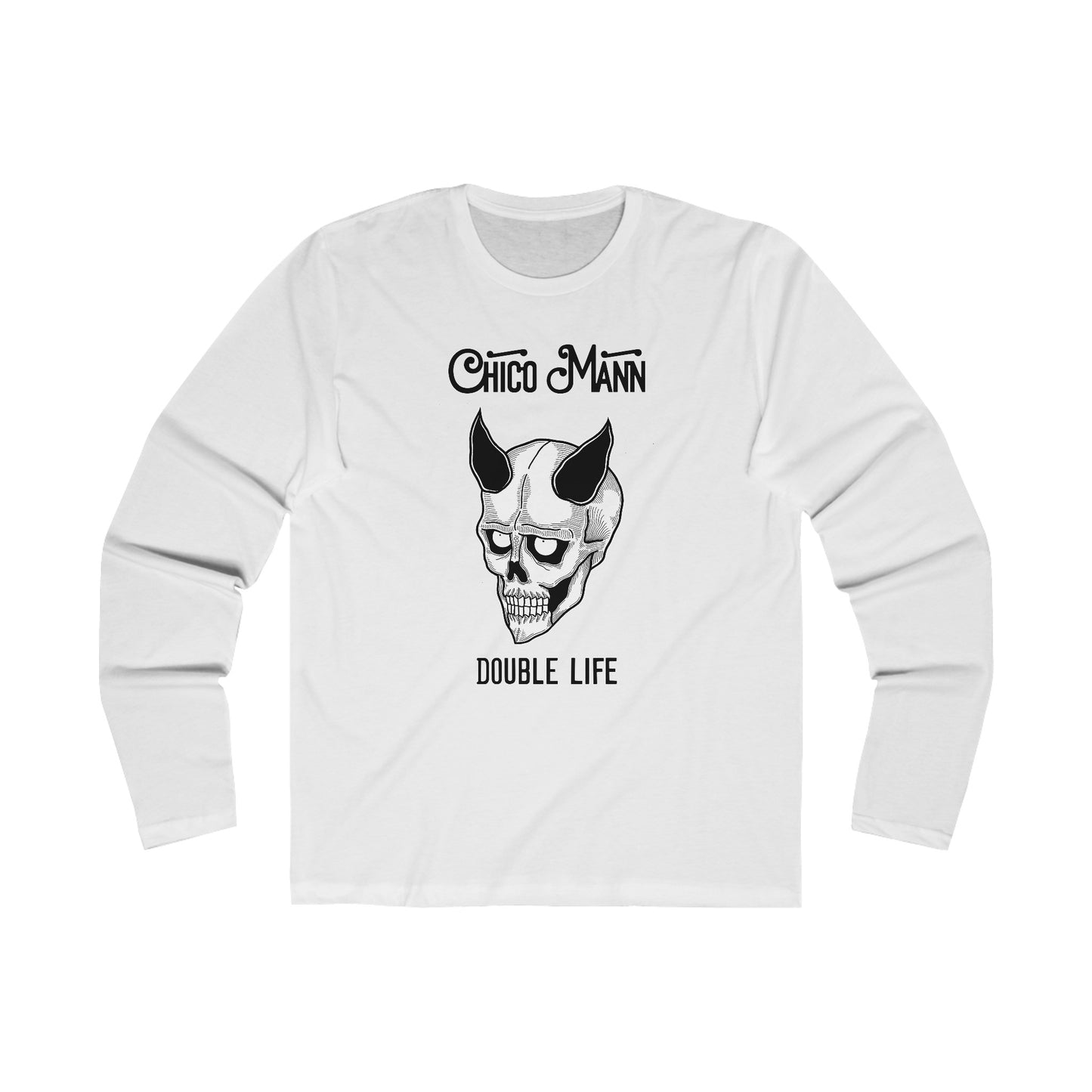 Chico Mann Double Life - Men's Long Sleeve Crew Tee