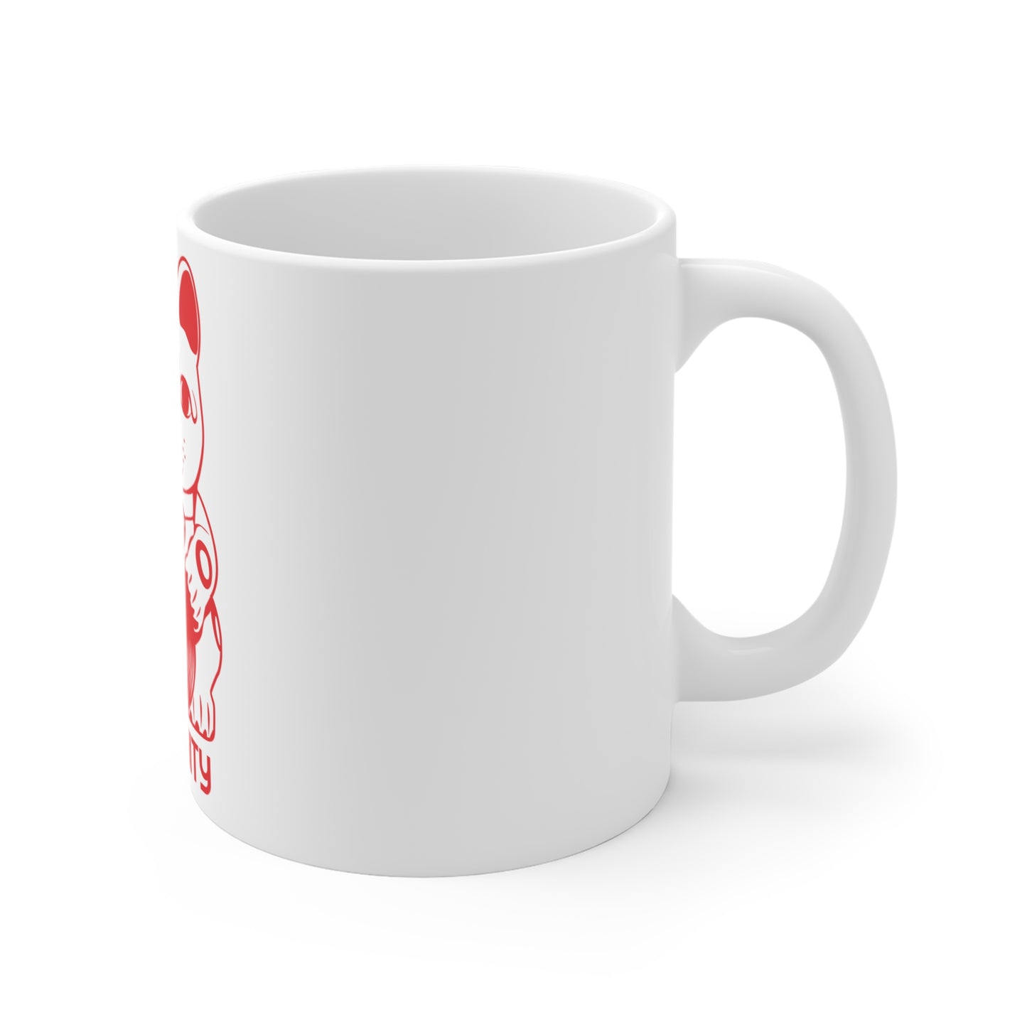 Cool Cat Logo - White Mug 11oz