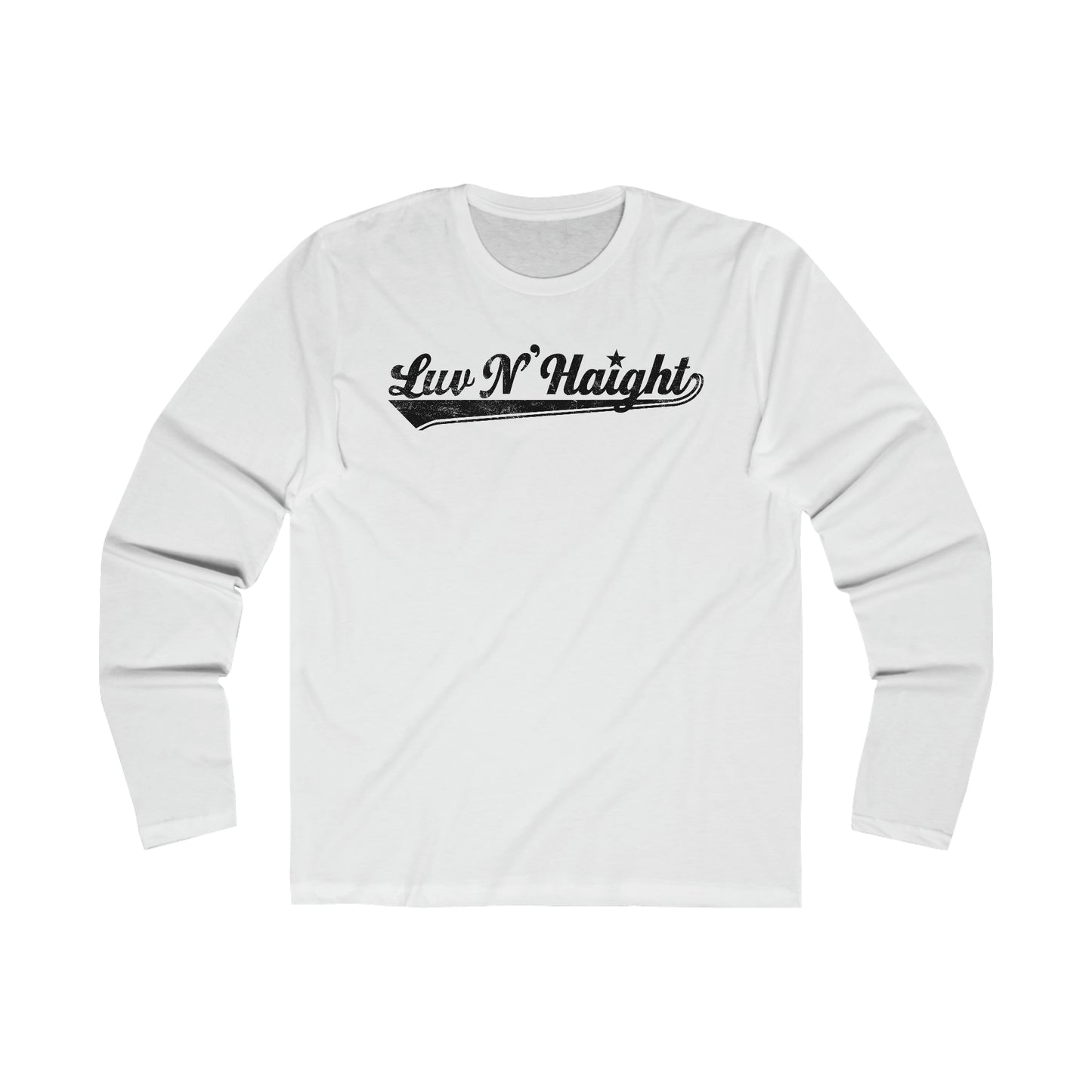 Luv N'Haight Logo - Men's Long Sleeve Crew Tee