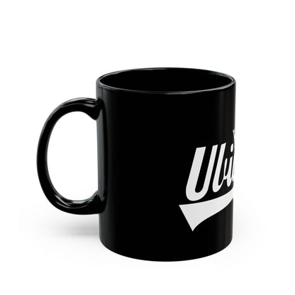 Crown Logo Wht - Black Mug (11oz)