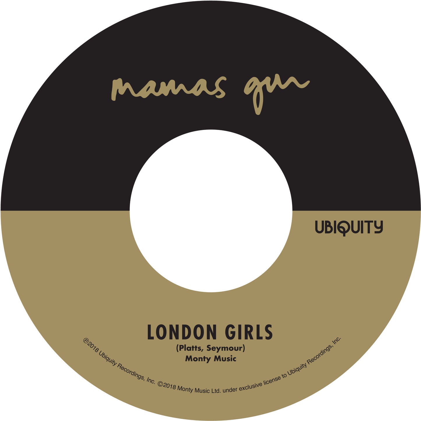 Mamas Gun "London Girls b/w Diamond In The Bell Jar" 7 Inch