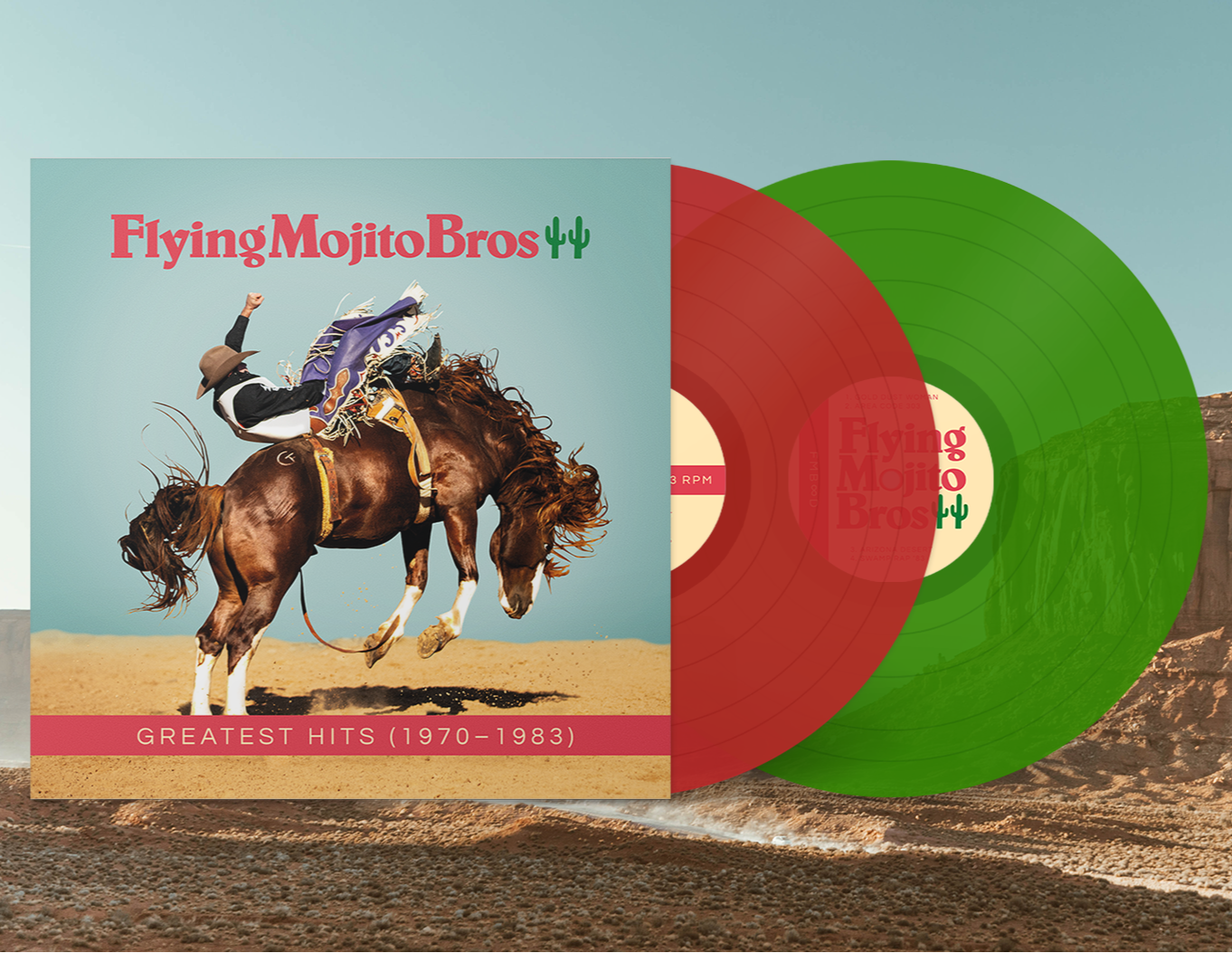 Flying Mojito Bros "Greatest Hits (1970–1983)" Double LP